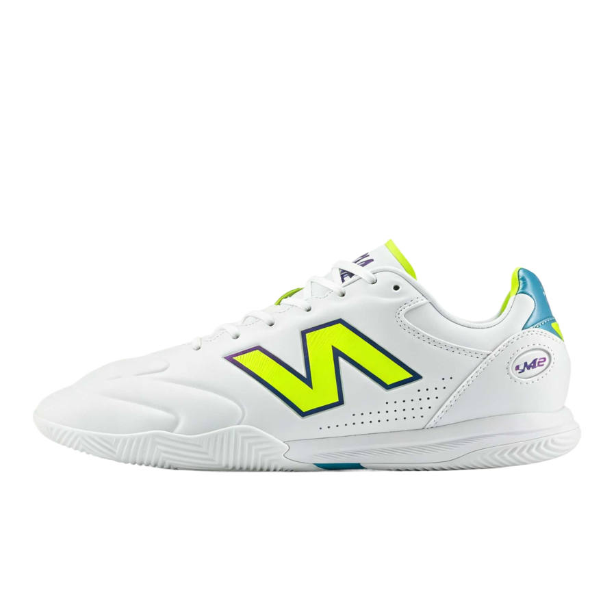 New Balance New Balance NB 442 Elite V3 Soccer Shoes Unisex Low Top White Printer Ribbons Alkaline Green