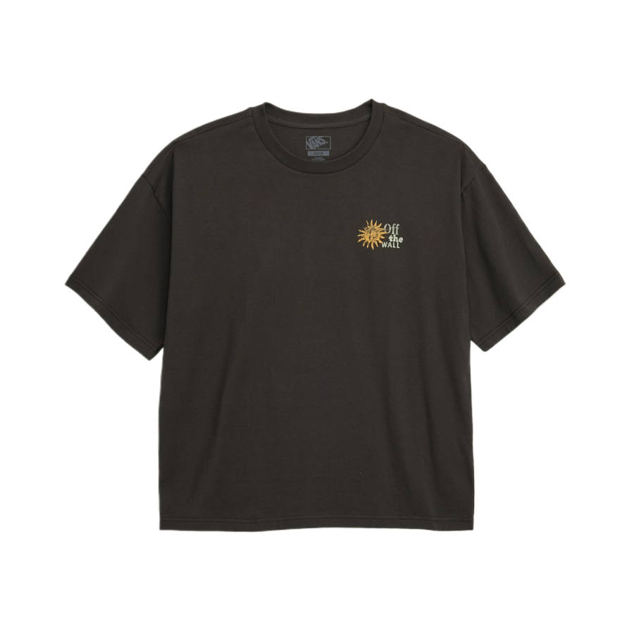 Vans Vans T Shirts Unisex Black Crew Neck Moderate