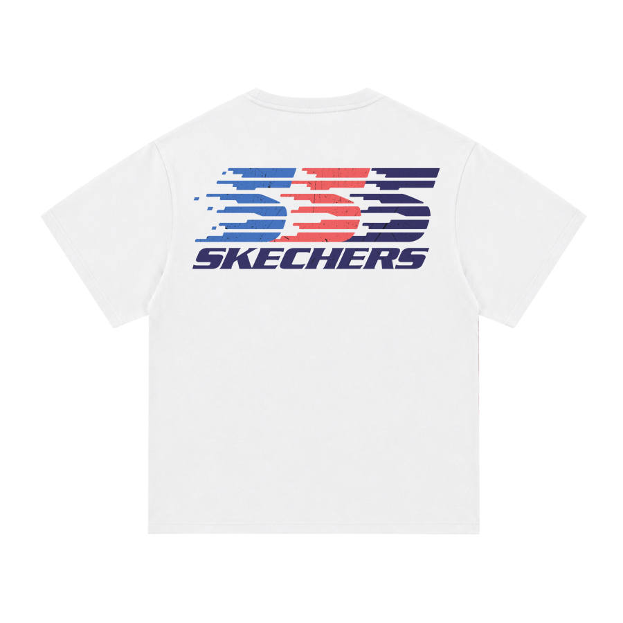 Skechers T Shirts Unisex Crew Neck Moderate Straight Fit