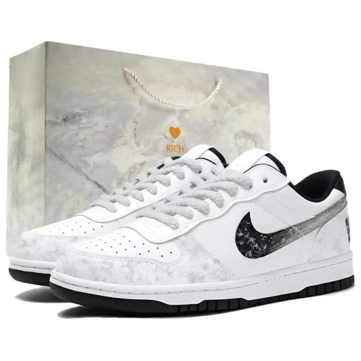 Nike Nike Big Skateboard Shoes Unisex Low Top Gray