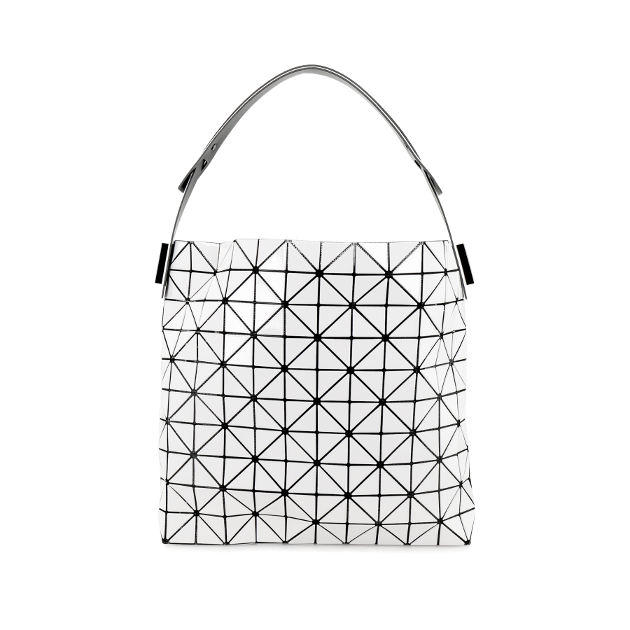 ISSEY MIYAKE Baguette PVC Resin Baguette Bag Handbag, Shoulder Bag Large Women's Light Gray
