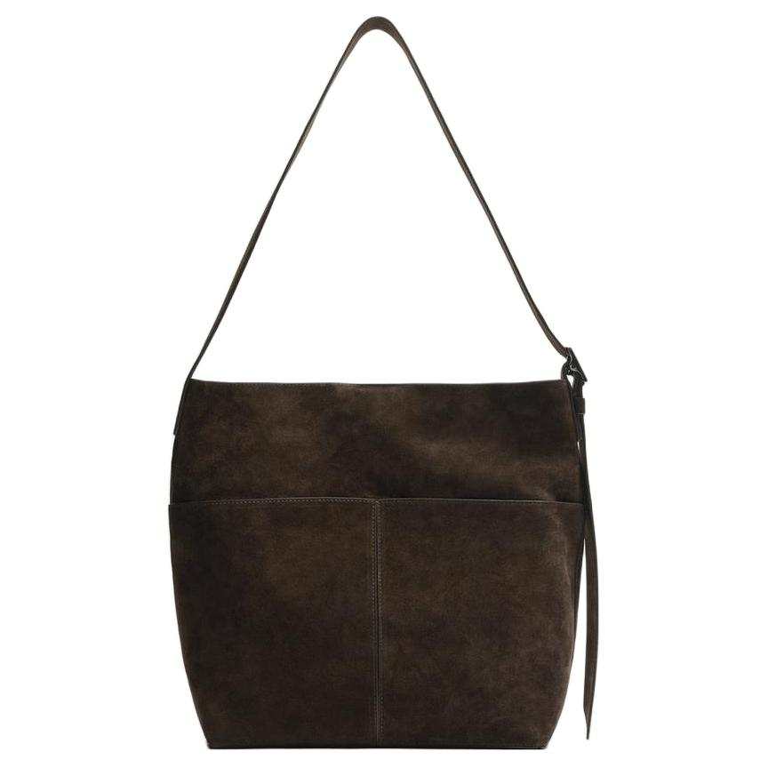 ZARA Crossbody Bags Brown