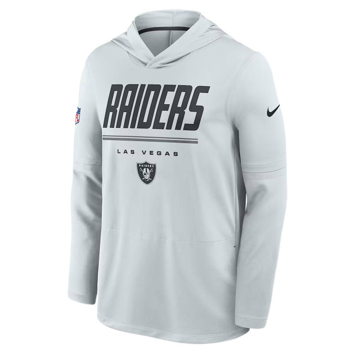 Nike Nike Sweatshirts Men's Platinum/Carbon Black Hooded Non Detachable Thin