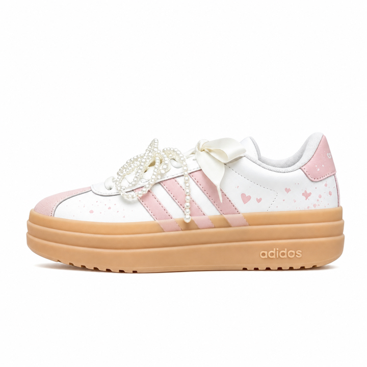 Adidas Adidas VL Court Bold German Army Trainers Women's Low Top White