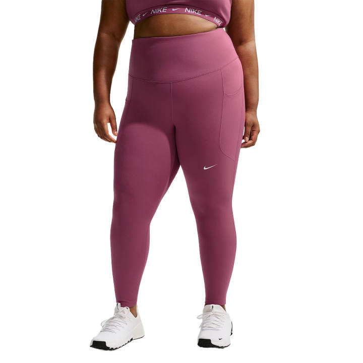 Nike Nike Dri Fit One Sports Pants Women's Pink Mist/White