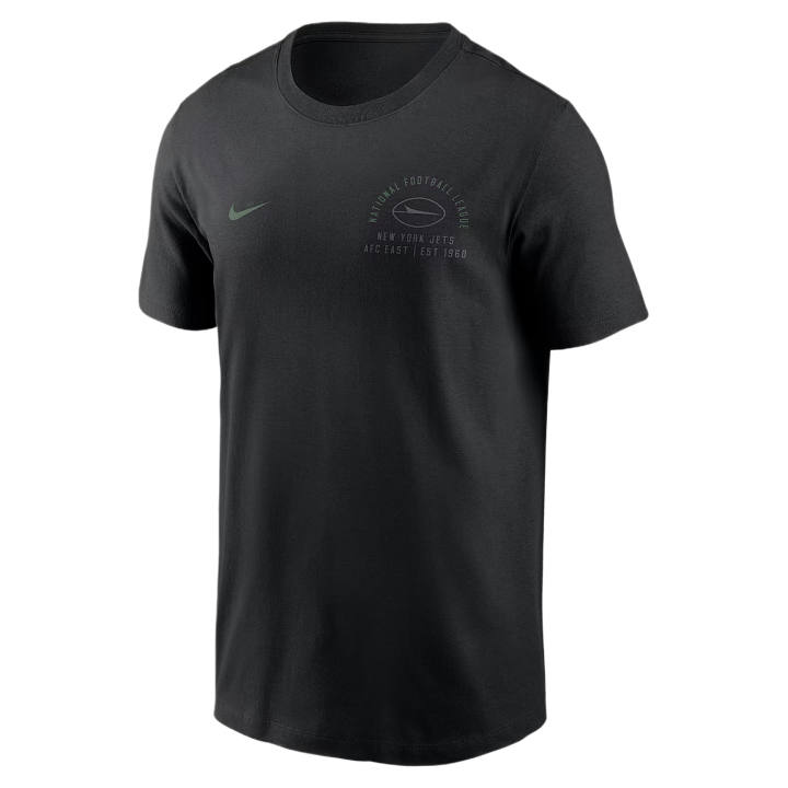 Nike Nike NFL T Shirts Men's Black Crew Neck Moderate