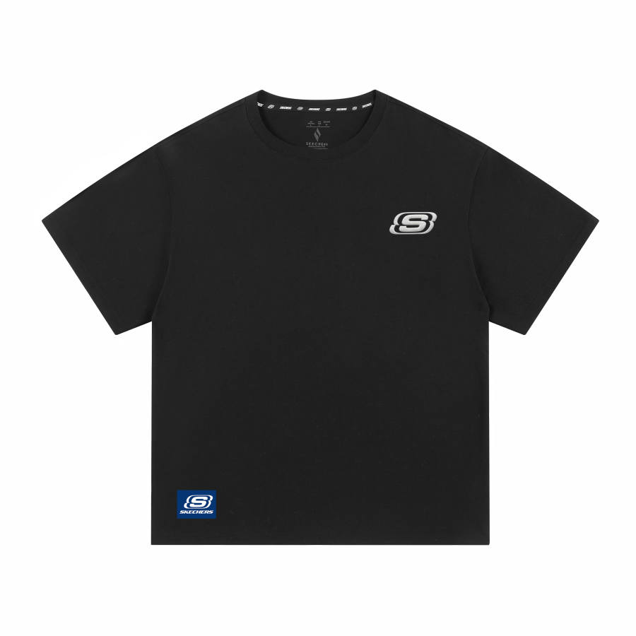 Skechers T Shirts Unisex Crew Neck Moderate Straight Fit
