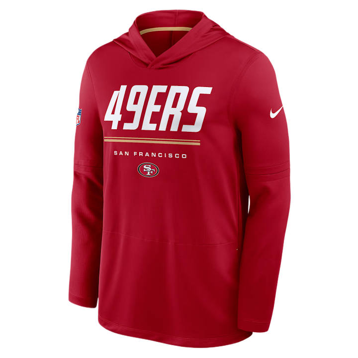 Nike Nike Sweatshirts Men's Red Hooded Non Detachable Thin
