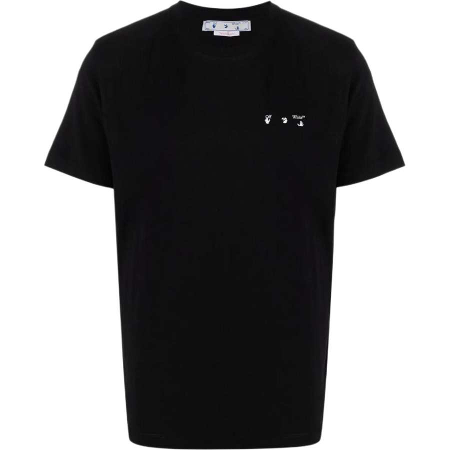 OFF-WHITE OFF WHITE Drowning Man Logo Caravaggio Saint Jerome Writing Print T Shirt