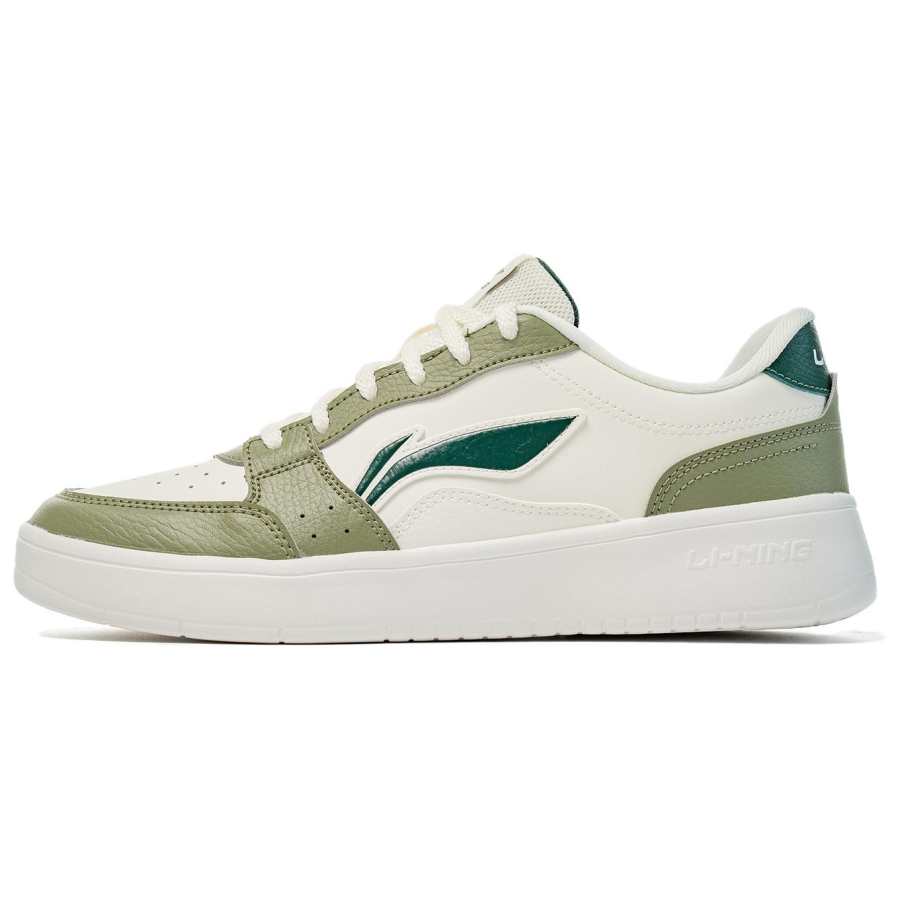 Li-Ning Li Ning Skateboard Shoes Men's Low Top Dark Moss Green/Ecru