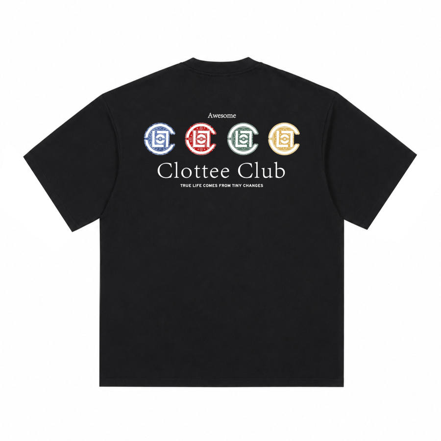 CLOT T Shirts Unisex Crew Neck Moderate Straight Fit