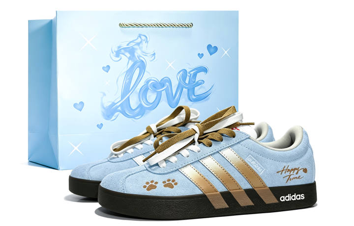 Adidas Adidas VL COURT 2.0 German Army Trainers Unisex Low Top Brown