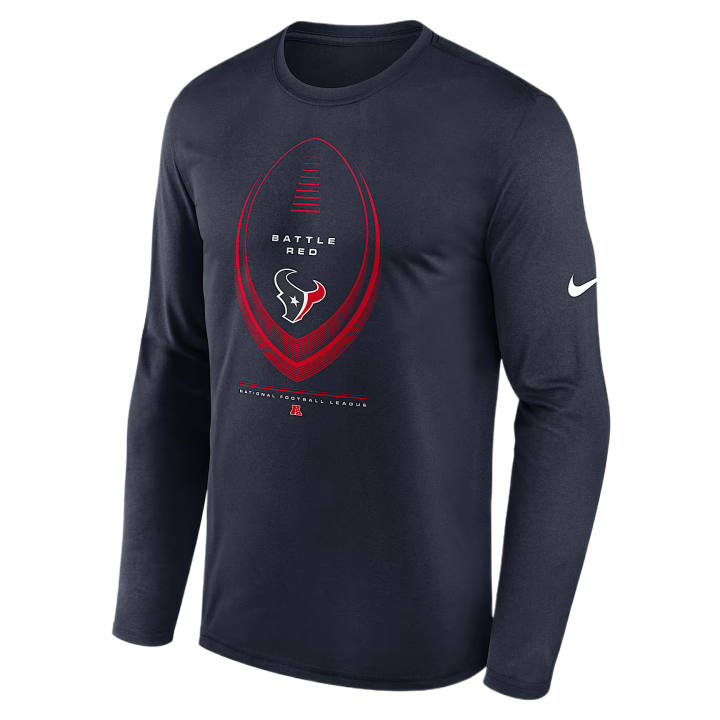 Nike Nike NFL Soccer Jerseys Men's Marine Blue Crew Neck Moderate Straight Fit