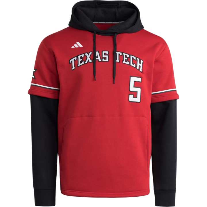 Adidas Adidas Sweatshirts Men's Red Hooded Non Detachable Moderate