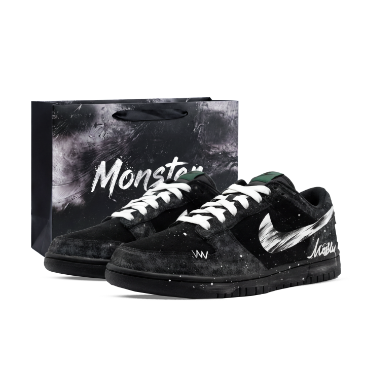 Nike Nike Big Skateboard Shoes Unisex Low Top White/Black/Gray