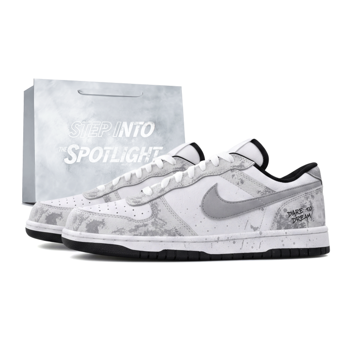 Nike Nike Big Skateboard Shoes Men's Low Top White