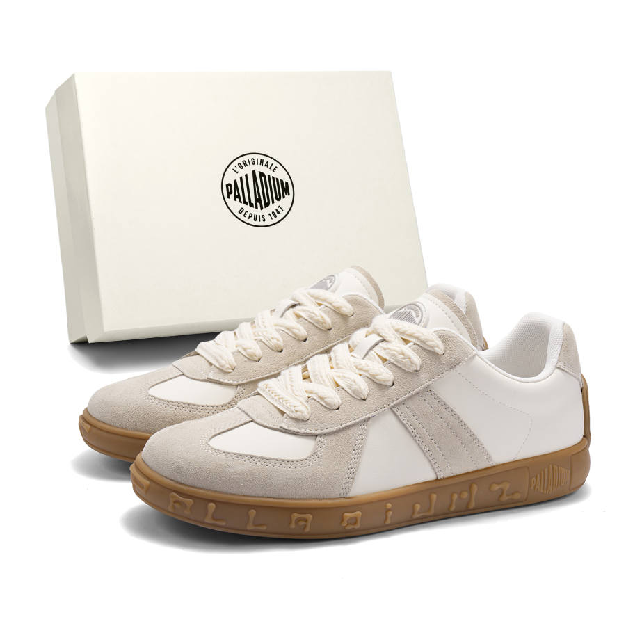 Palladium Abrasion Resistant, Balance, Lightweight, Breathable, Support, Height Increasing Low top German Army Trainers