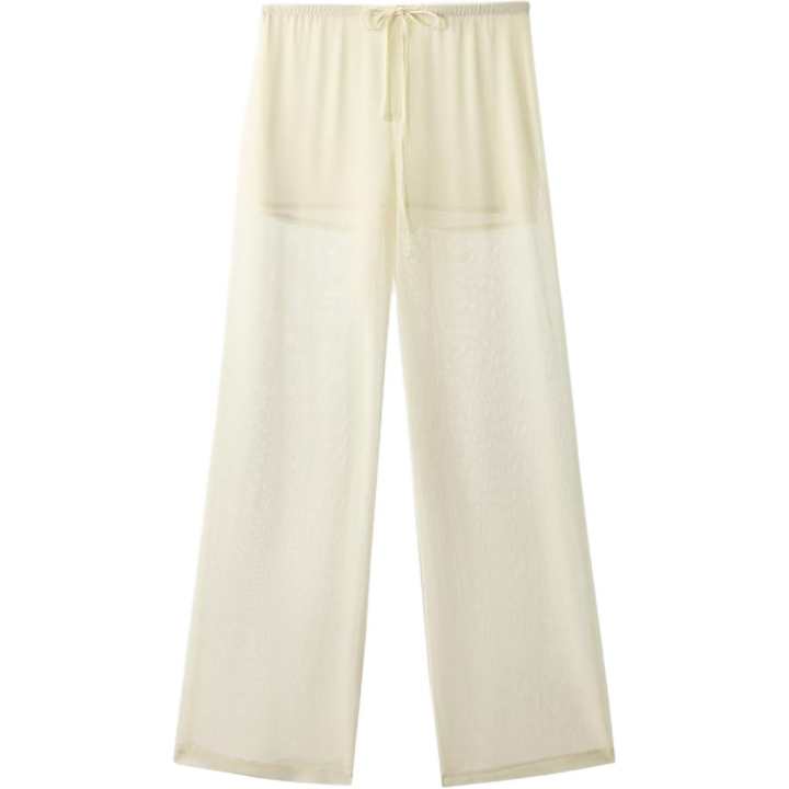 ZARA ZARA Casual Pants Women's Light Yellow Moderate
