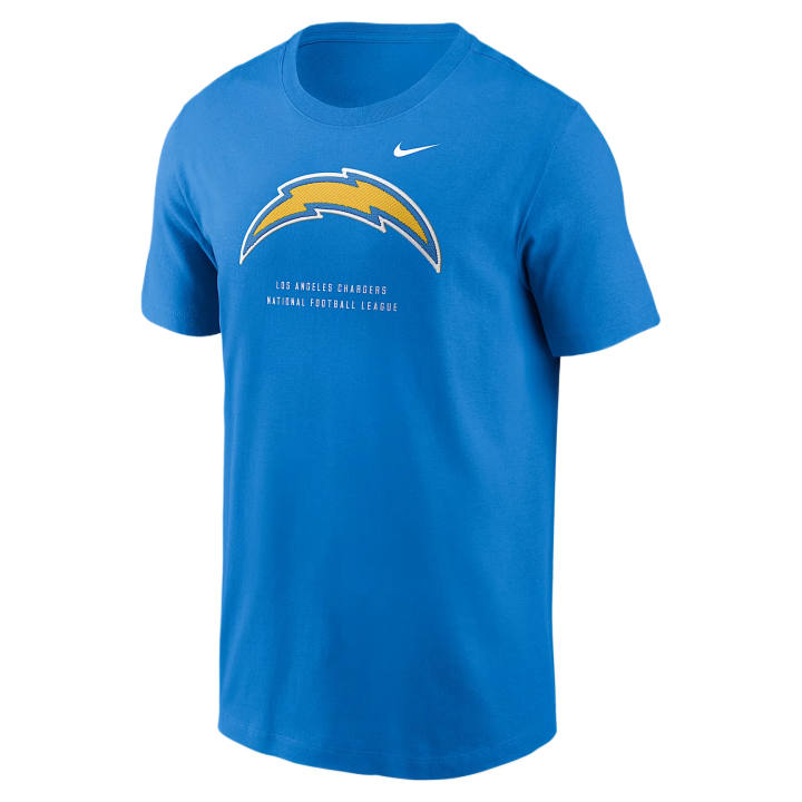 Nike Nike NFL T Shirts Men's Blue Crew Neck Moderate