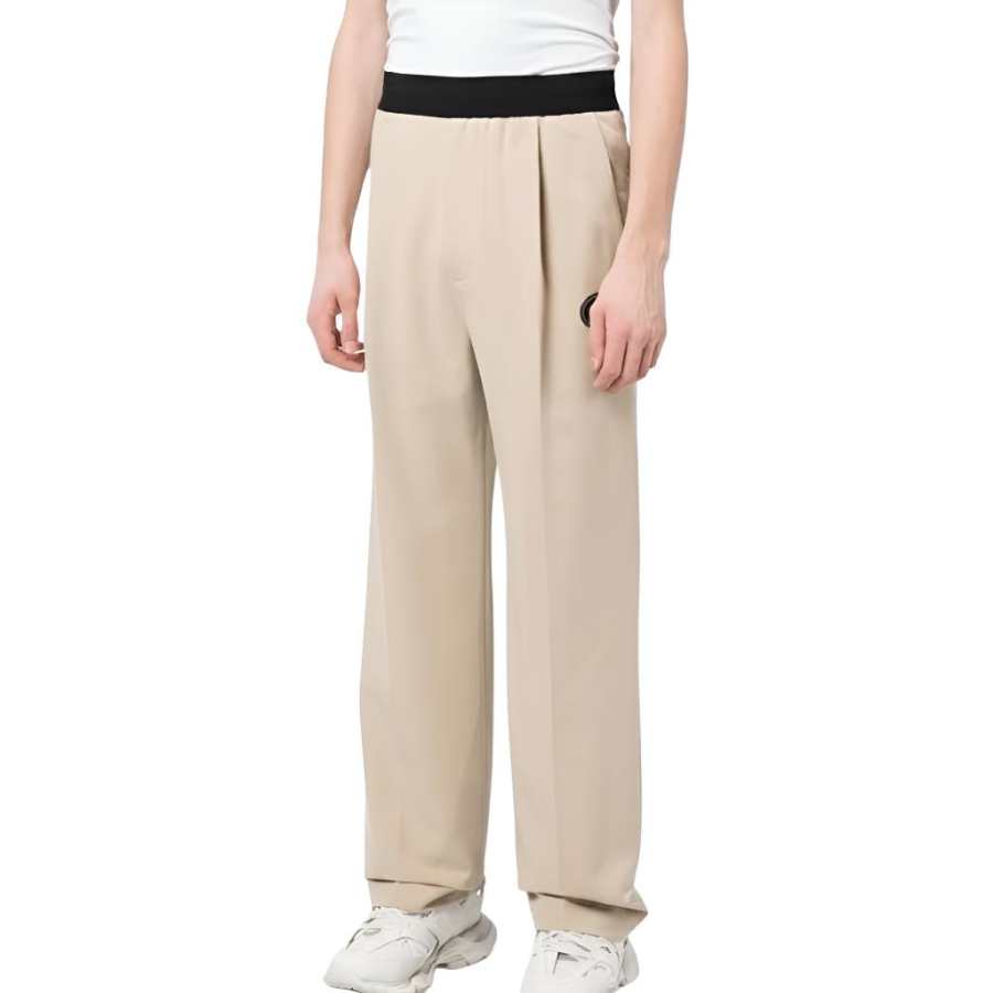 WE11DONE High waisted Pleat detail Trousers