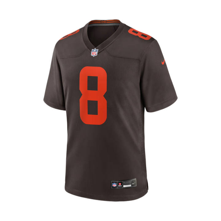 Nike Nike Rugby Jerseys Men's Brown V Neck Moderate