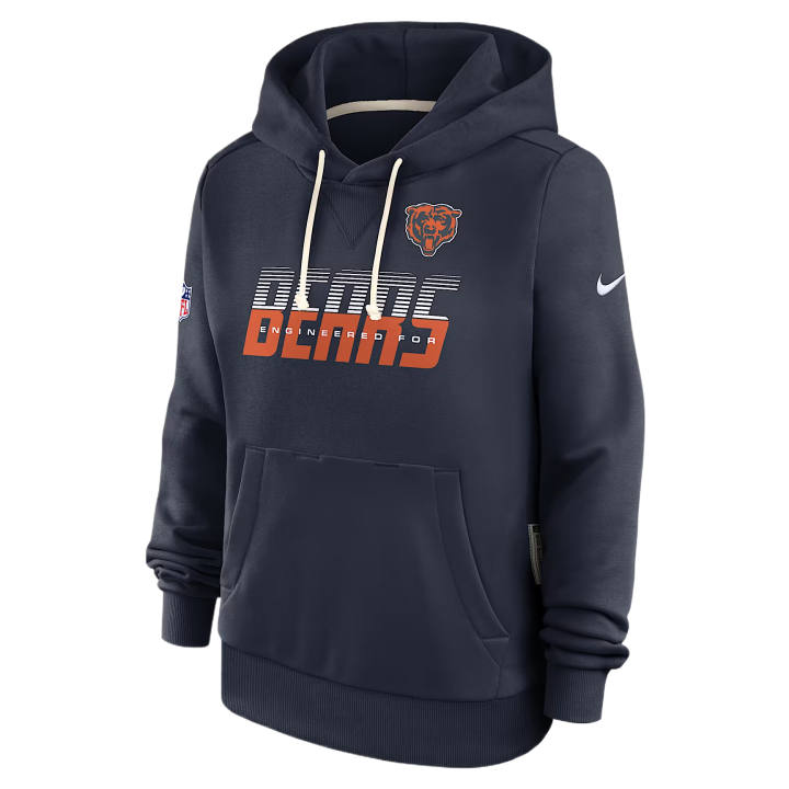 Nike Nike Sweatshirts Women's Marine Blue Hooded Non Detachable Moderate
