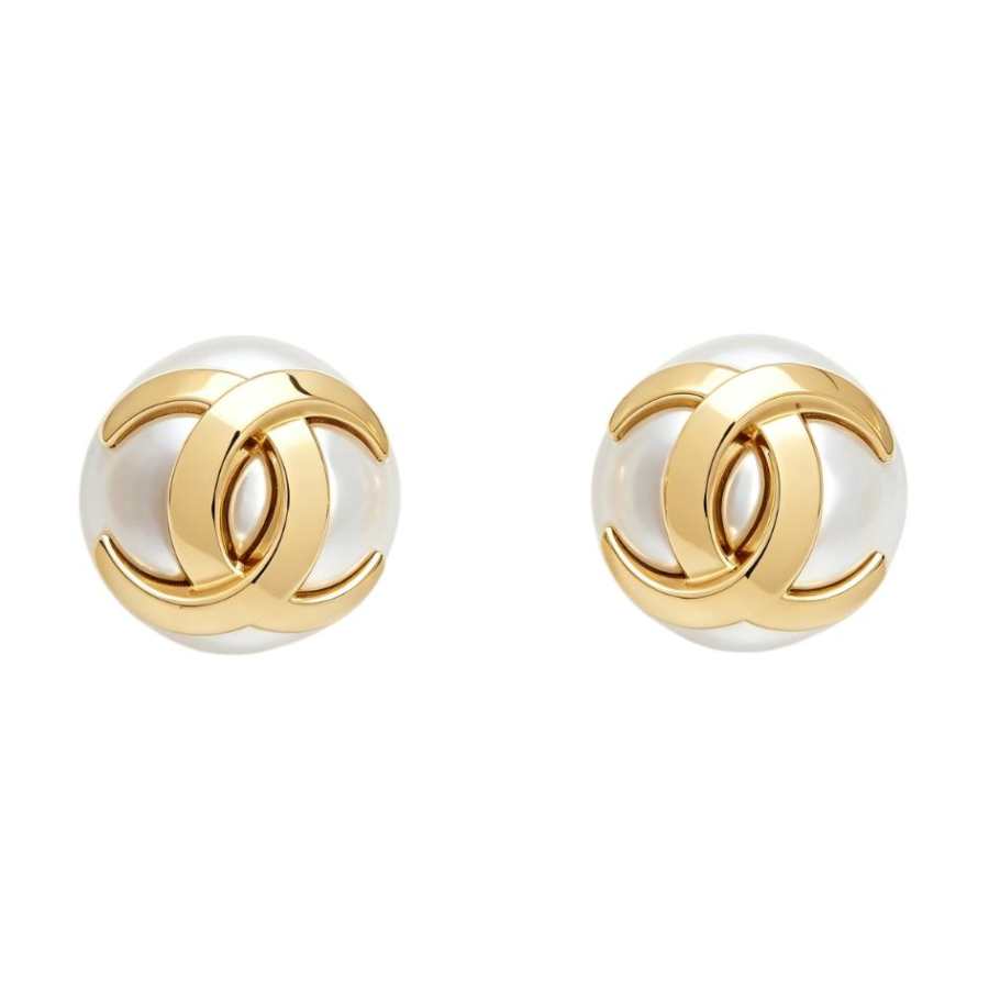 CHANEL CHANEL Stud Earrings Women's