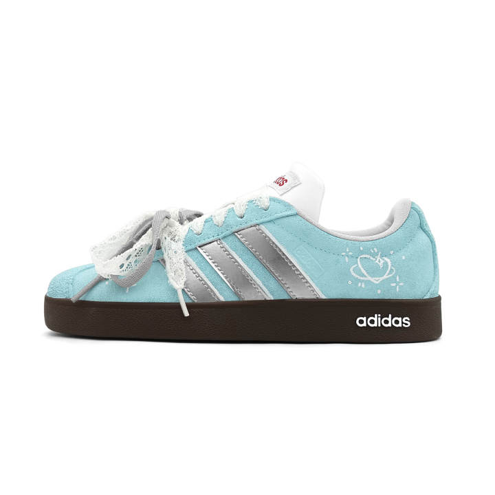 Adidas Adidas Vl Court Classic German Army Trainers Women's Low Top White/Silver