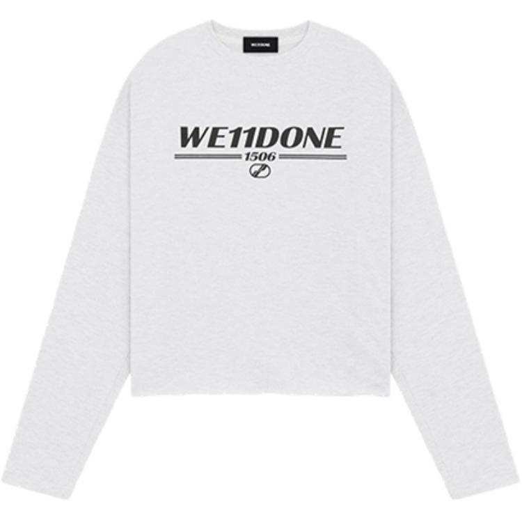 WE11DONE WE11DONE T Shirt Unisex Mixed Gray