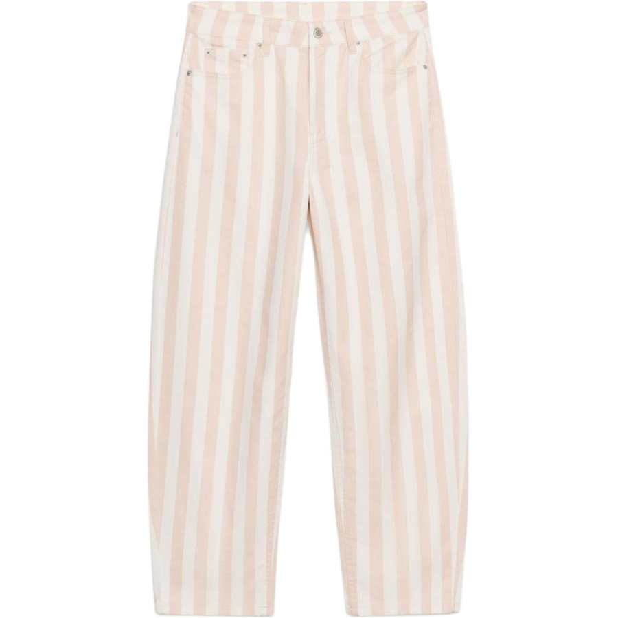 ZARA ZW Jeans Women's Stripes Moderate