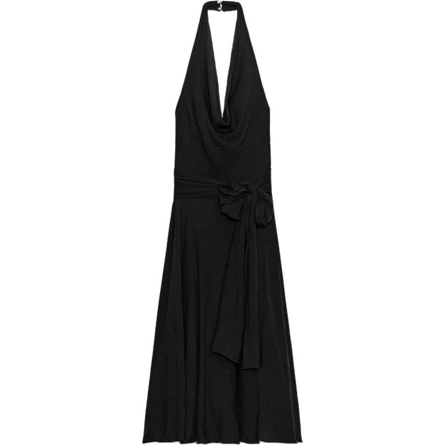 ZARA Sleeveless Dresses Women's Black Moderate