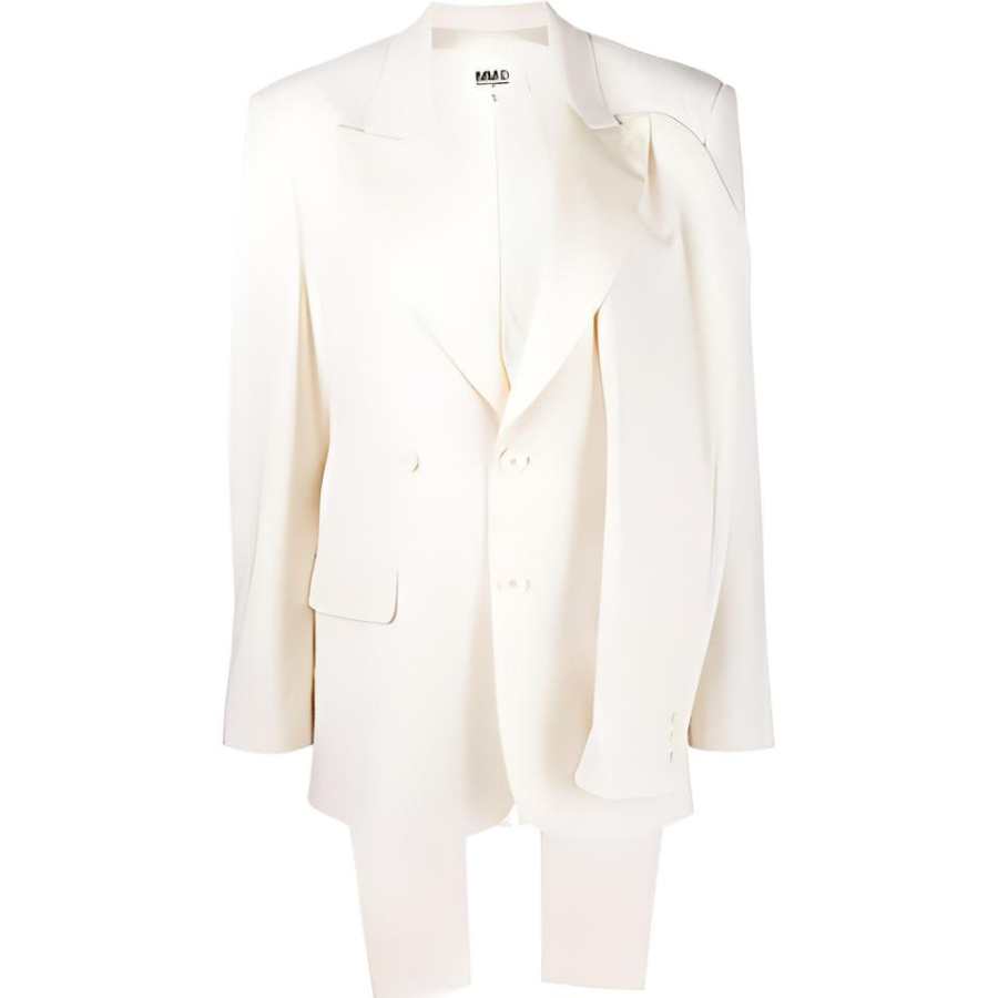 MM6 Maison Margiela Business Suits Women's White