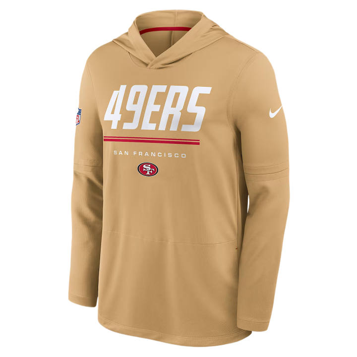 Nike Nike Sweatshirts Men's Gold Hooded Non Detachable Thin