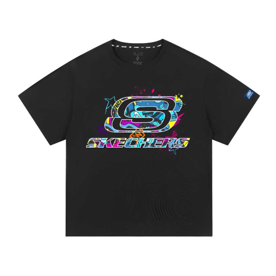 Skechers T Shirts Unisex Crew Neck Moderate Straight Fit