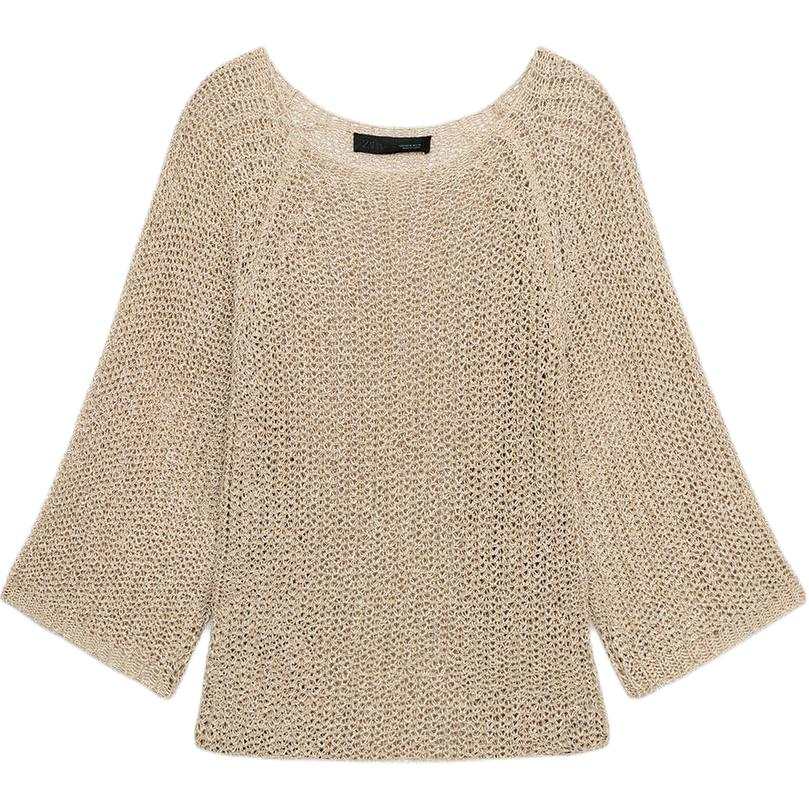 ZARA Knitwear Women's Sand Moderate