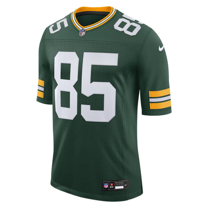 Nike Nike NFL Rugby Jerseys Men's Green V Neck Moderate