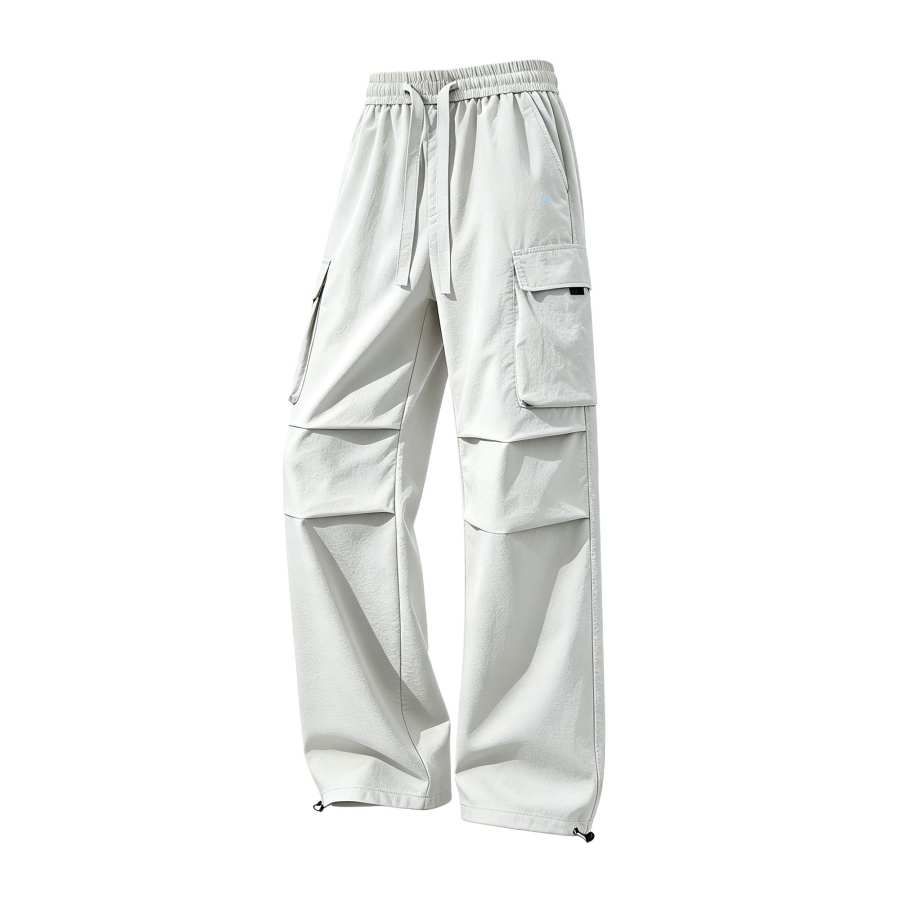 WARRIOR WARRIOR Windbreaker Pants Unisex Moderate Straight Fit Pants