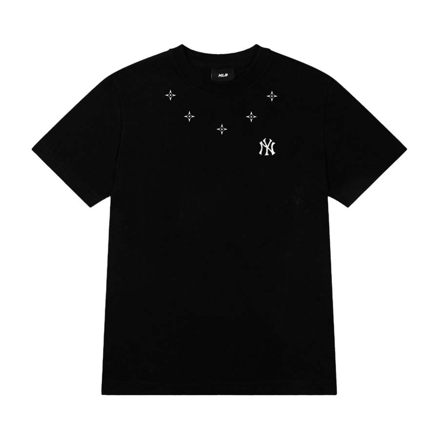MLB MLB T Shirts Unisex Black Crew Neck Moderate Straight Fit