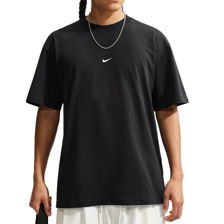 Nike Nike Sportswear T Shirts Men's Black/White Crew Neck Moderate