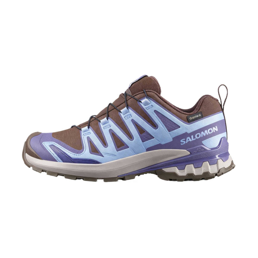 SALOMON Gore Tex Trail Running Shoes Unisex Low Top Blue/Purple