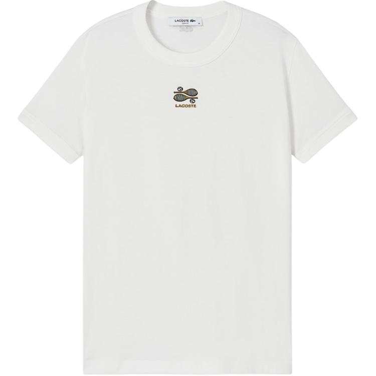 LACOSTE T Shirts Women's Crew Neck Moderate Straight Fit