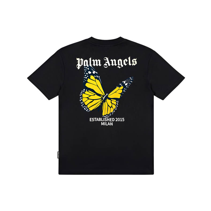PALM ANGELS T Shirts Unisex Crew Neck Moderate Straight Fit