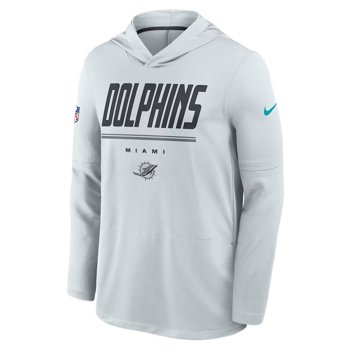 Nike Nike Sweatshirts Men's Platinum/Carbon Black Hooded Non Detachable Thin