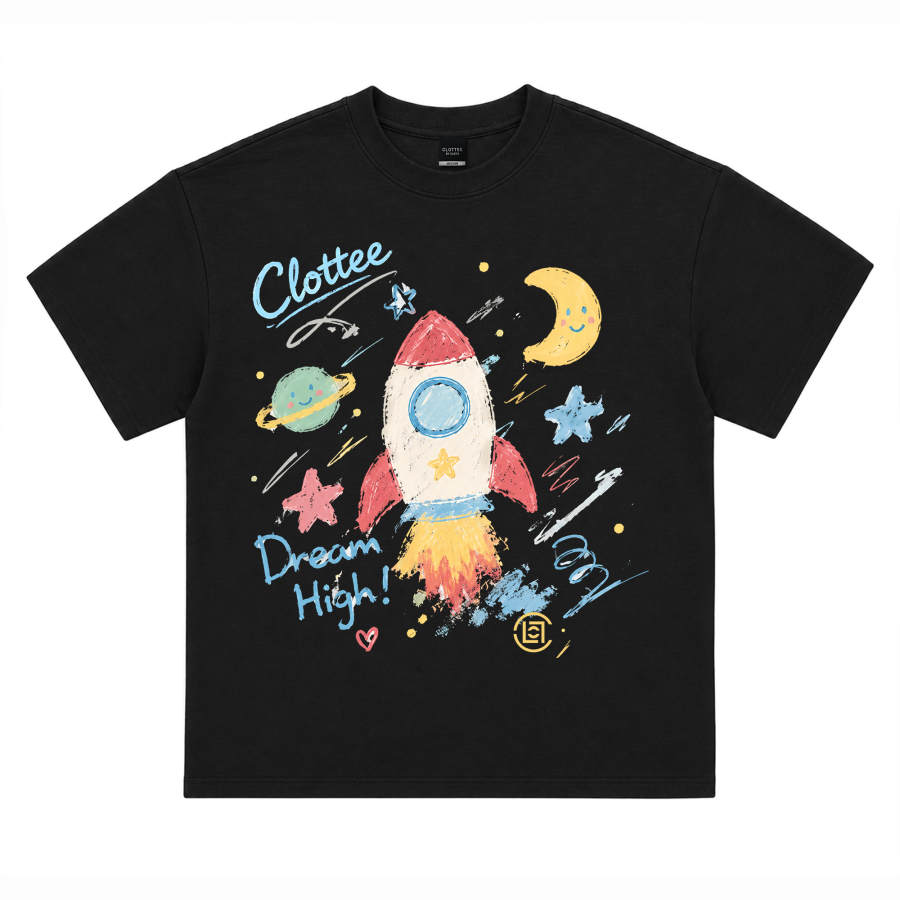 CLOT T Shirts Unisex Crew Neck Moderate Straight Fit