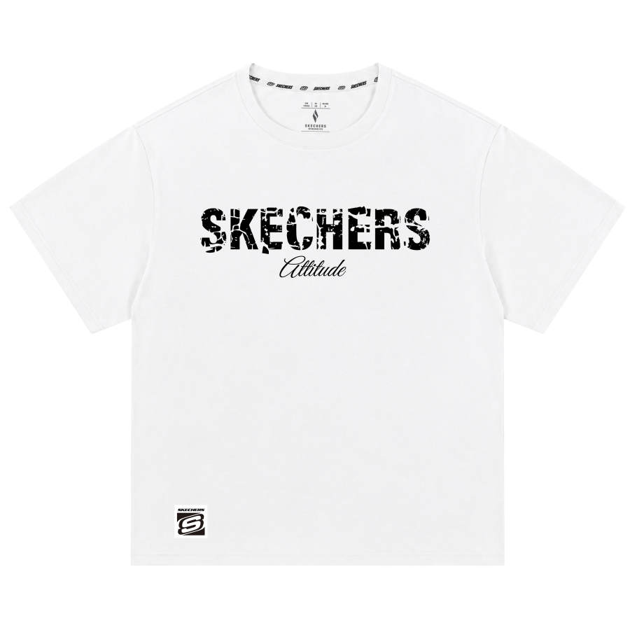 Skechers T Shirts Unisex Crew Neck Moderate Straight Fit