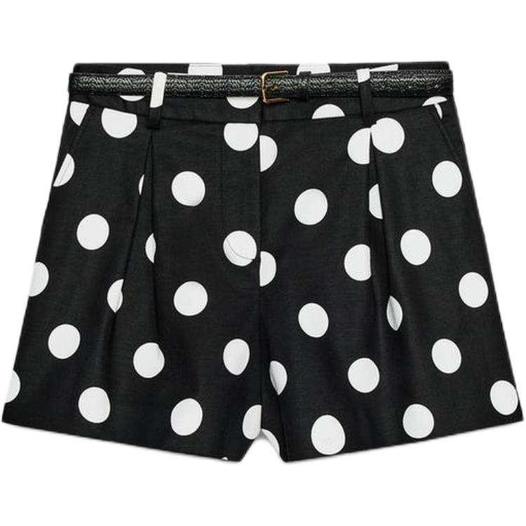 ZARA Casual Shorts Women's Black/White