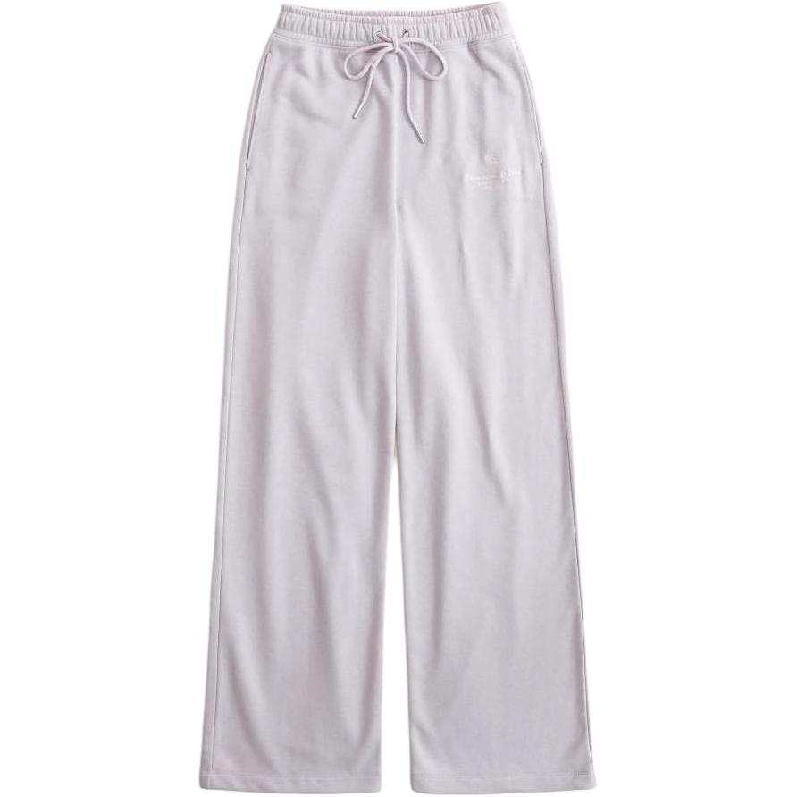 Abercrombie&Fitch Knitted Sweatpants Women's Light Purple Moderate