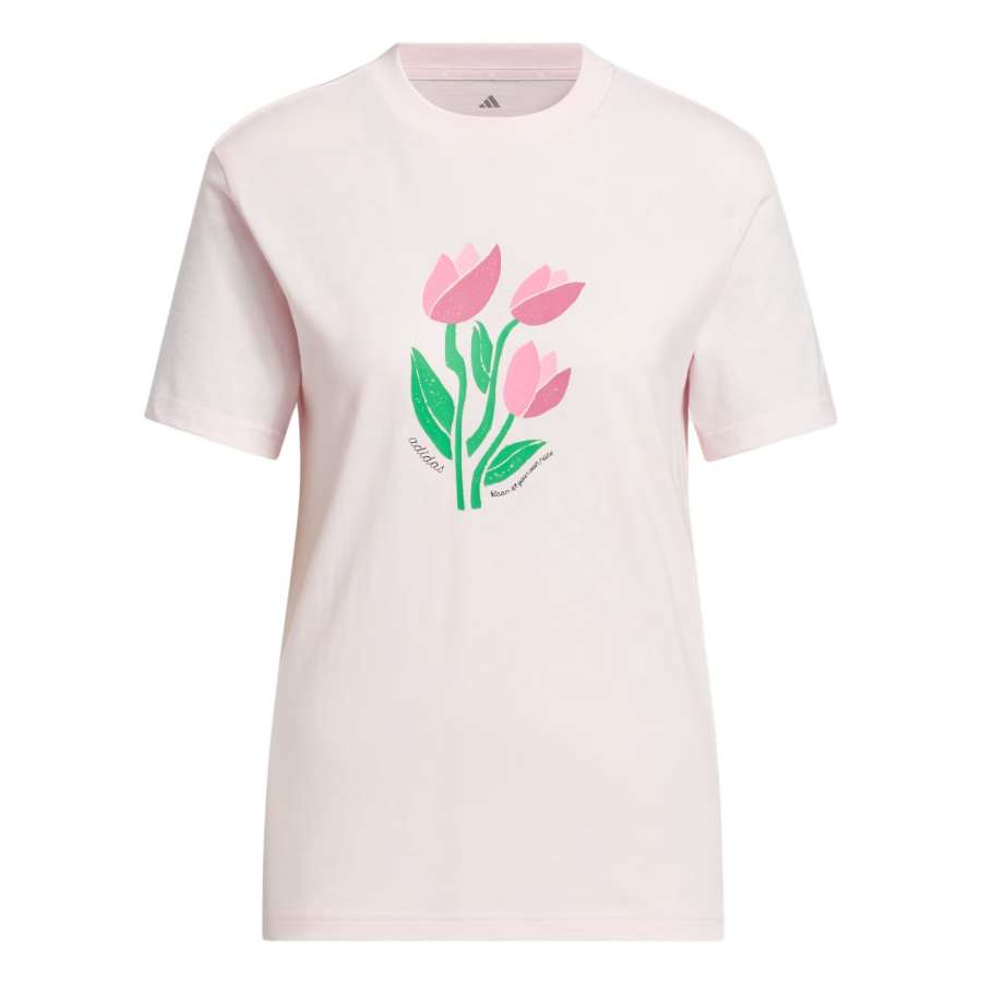Adidas Adidas T Shirts Women's Drip Powder Crew Neck Moderate