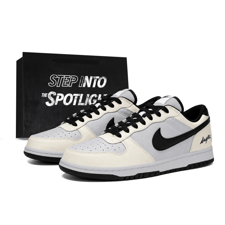 Nike Nike Big Skateboard Shoes Men's Low Top Beige
