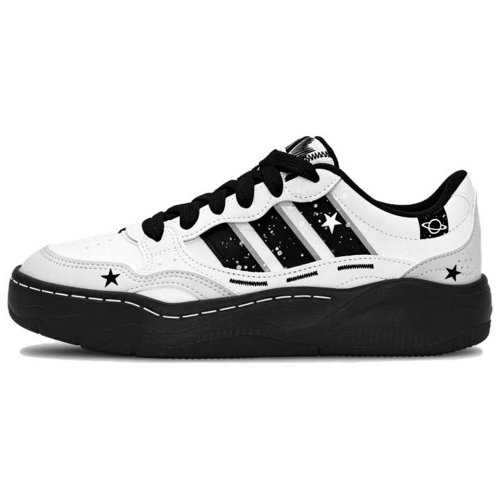 Adidas Adidas LITE SHUFFLE Skateboard Shoes Unisex Low Top Black/White